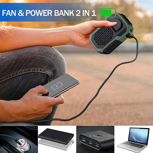 PureJet Personal Belt Fan Clip on Waist Portable Cooling Fan 